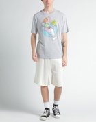 Maison Kitsuné Mens T-shirt in Grey