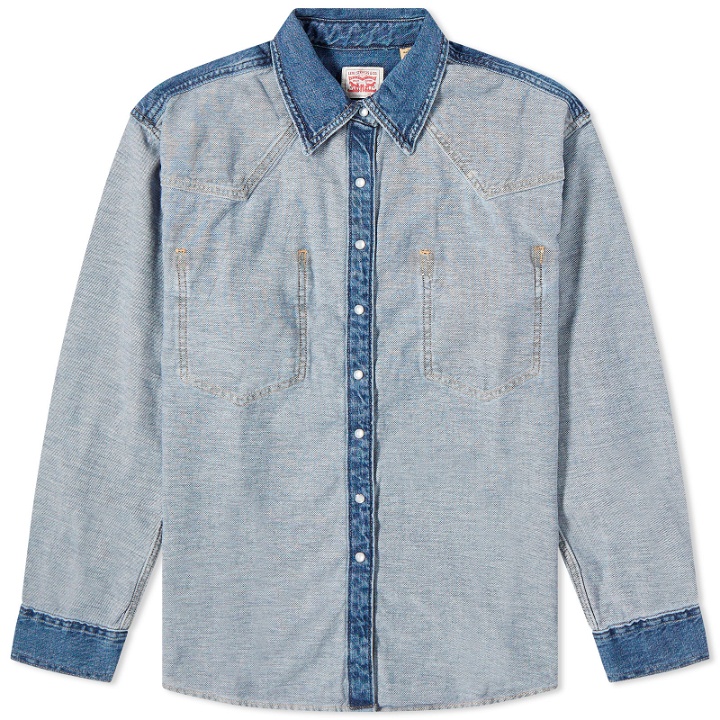 Photo: Levi's Women's Donovan Inside Out Shirt in Blue
