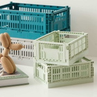 HAY Mini Recycled Colour Crate - Set of 2 in Mint 