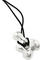 Agmes X Simone Bodmer-turner Bodmer Cord Necklace - Silver - One Size