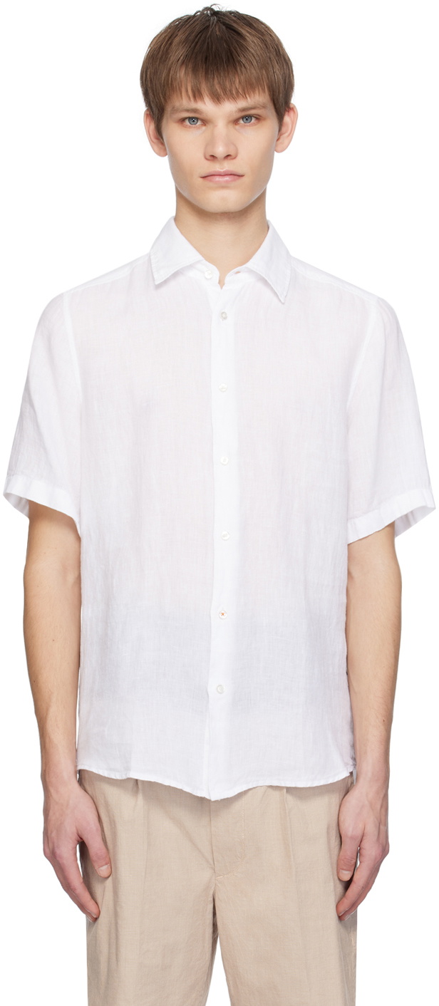 BOSS White Regular-Fit Shirt BOSS