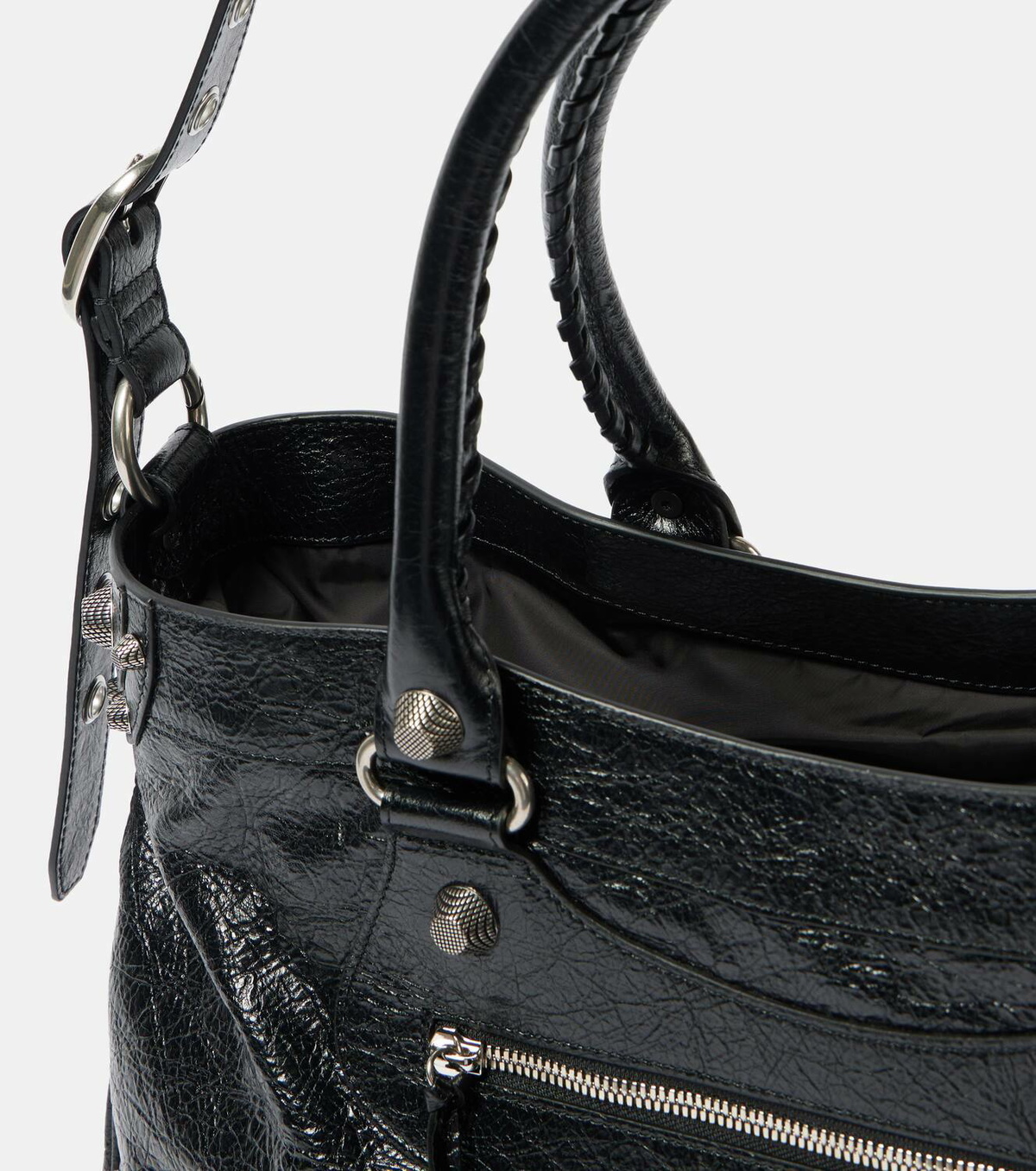 国内配送【BALENCIAGA】Neo Cagole XL レザー バッグ Balenciaga Neo Cagole XL leather tote bag Balenciaga