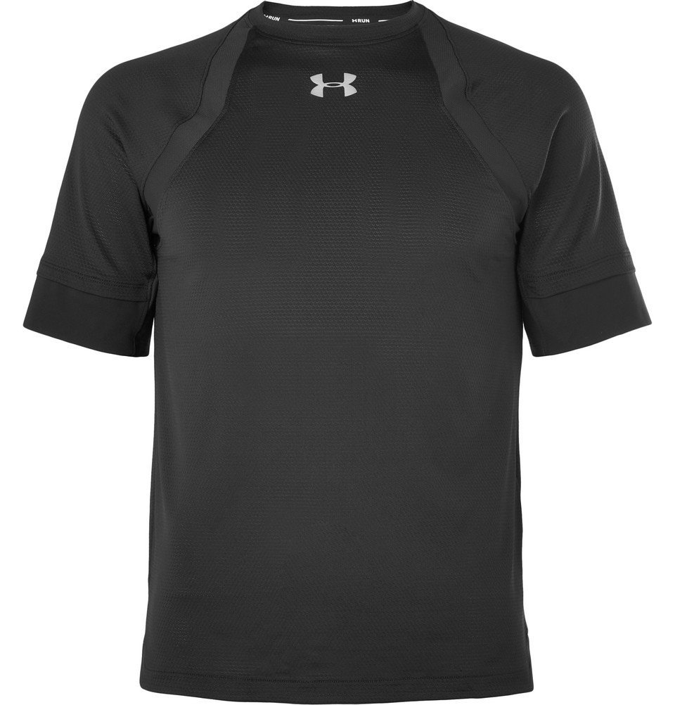 Under Armour - HexDelta HeatGear T-Shirt - Men - Black Under Armour