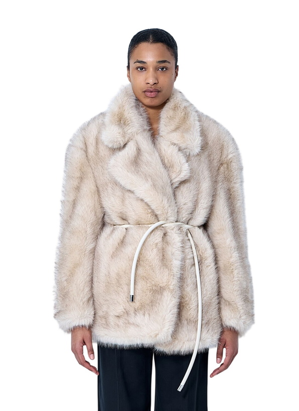 Photo: Sportmax Plush Textured Coat