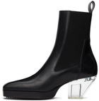 Rick Owens Heeled Silver Boots