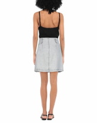 Alberta Ferretti Womens Denim skirt in Grey