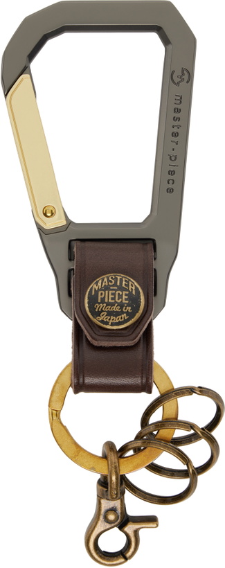Photo: master-piece Brown Carabiner Keychain