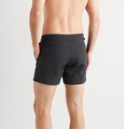 TOM FORD - Slim-Fit Mid-Length Swim Shorts - Black