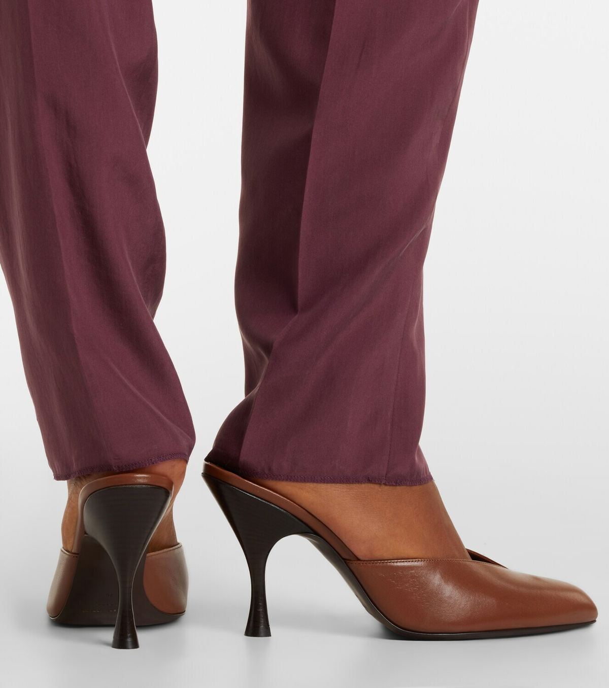 Herbert Levine Sitting Pretty leather mules