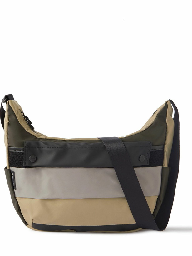 Photo: Master-Piece - Age Leather-Trimmed Nylon-Twill Messenger Bag