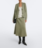Jardin des Orangers Virgin wool and cashmere cardigan