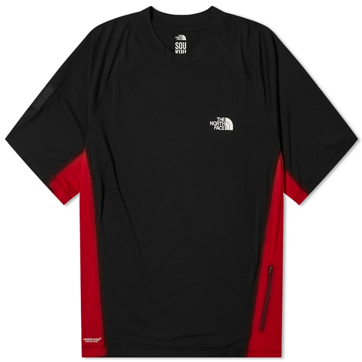 Photo: The North Face Men's x Undercover Performance T-Shirt in Chili Pepper Red &Tnf Black