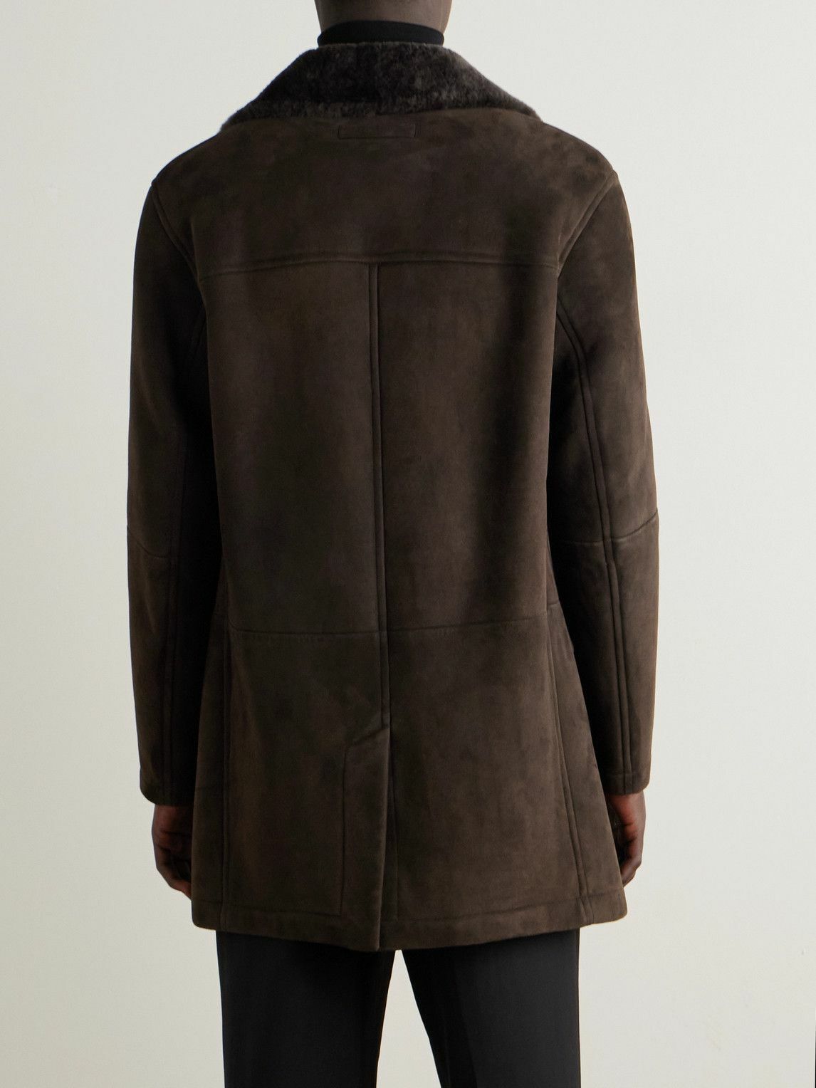 Zegna - Shearling Coat - Brown