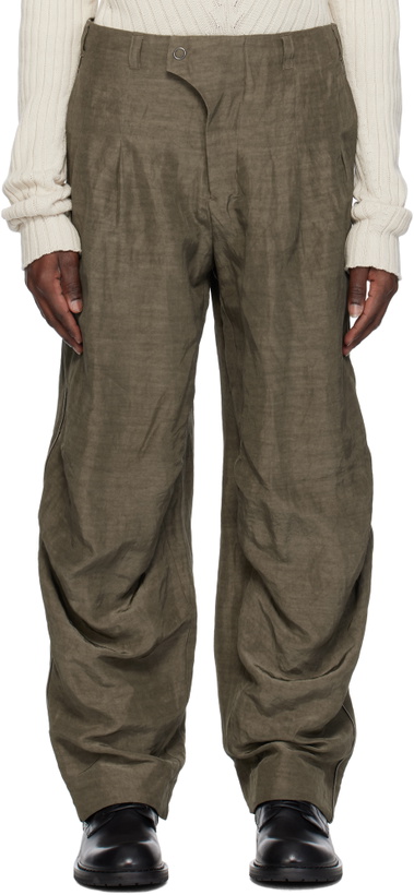 Photo: DEVOA Taupe Baggy Trousers