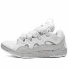 Lanvin Men's Curb Sneakers in Grey/White