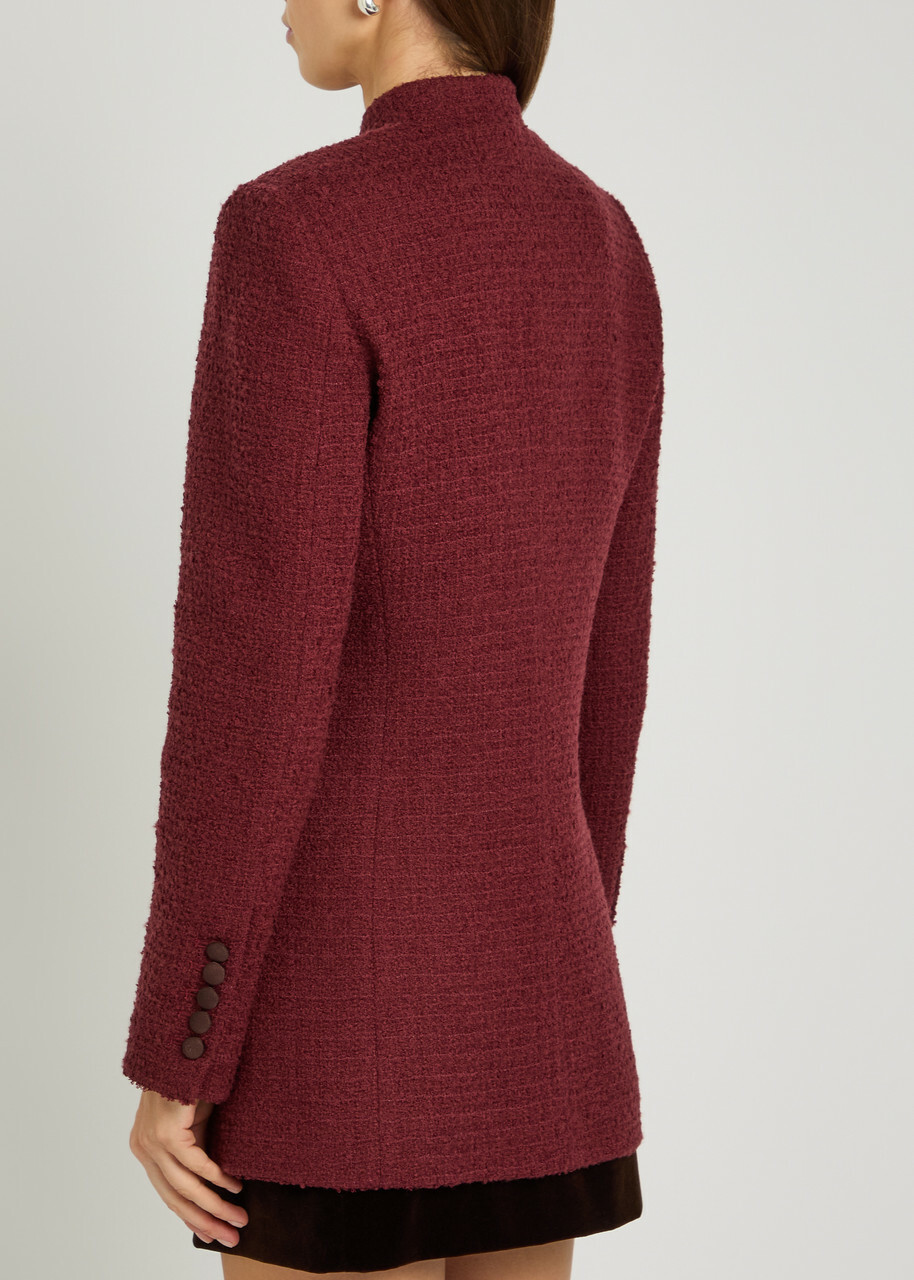 Liberowe Raja Tweed Jacket Burgundy