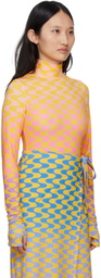 FENSI SSENSE Exclusive Yellow 'Mystery Of Love' Bodysuit