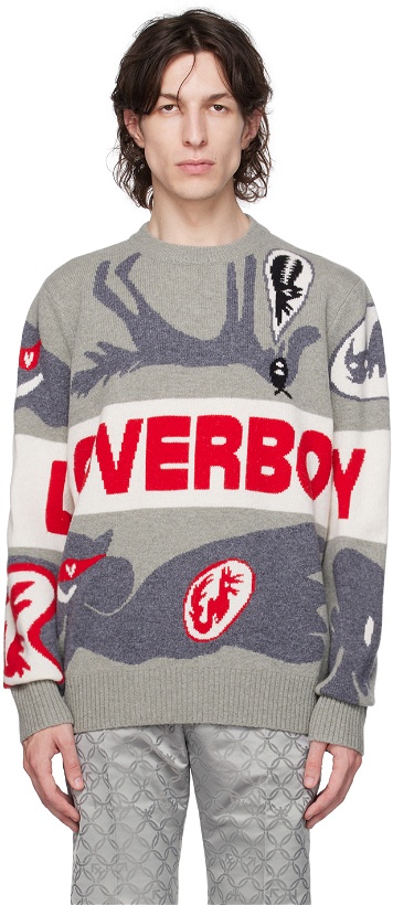 Photo: Charles Jeffrey Loverboy Gray Loverboy Sweater