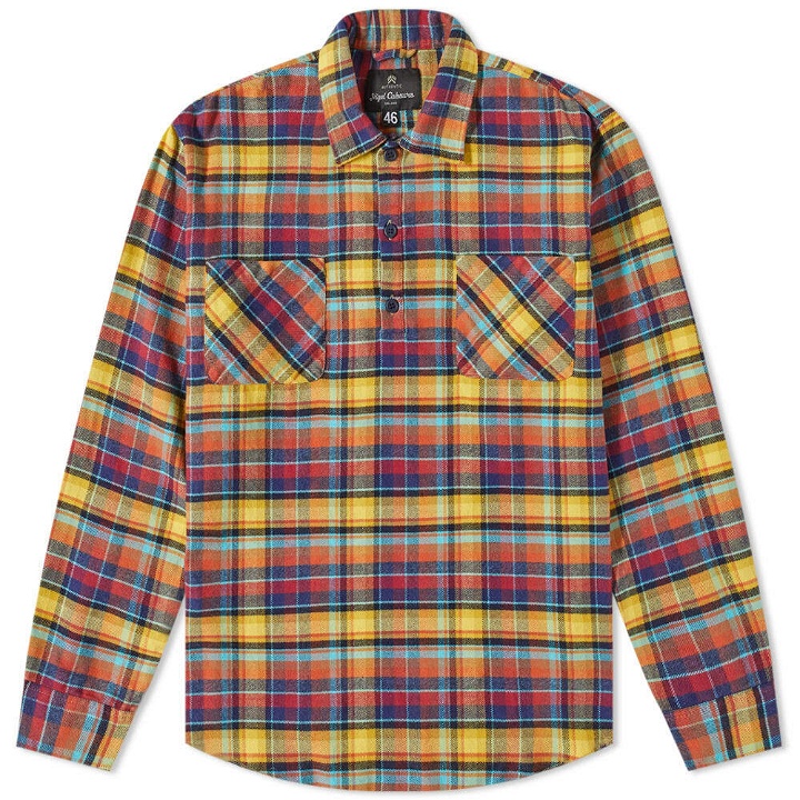 Photo: Nigel Cabourn Men's Pop Over Check Shirt in Yellow Check