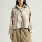 Barbour Women's Ovingham Casual Jacket in Gingham Sand