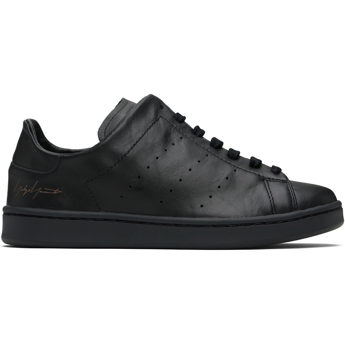 Y-3 Black Diagonal Stan Smith Sneakers