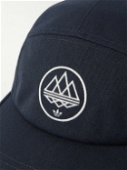 adidas Originals - Mod Trefoil Logo-Embroidered Canvas Baseball Cap - Blue