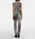 Maison Margiela Sequined patchwork slim pants