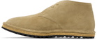 Dries Van Noten Beige Suede Desert Boots