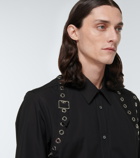 Alexander McQueen - Harness poplin shirt