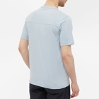 Calvin Klein Men's Monogram Sleeve Badge T-Shirt in Babyshore Blue