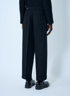 Jil Sander Belted Tailored Wool Pants