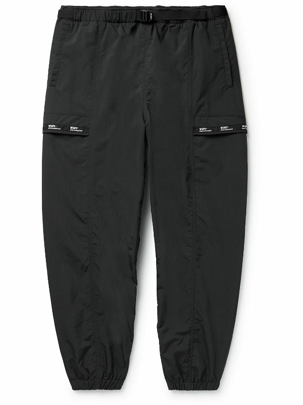 Photo: WTAPS - Tapered Belted Nylon Cargo Trousers - Black