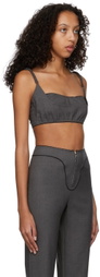 Anna October Grey Eugenie Top
