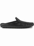 Tod's - Shearling-Lined Full-Grain Leather Slippers - Black