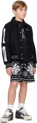 AMIRI Kids Black Bones Bomber Jacket