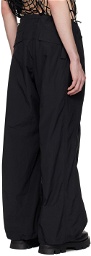 MISBHV Black Relaxed Trousers