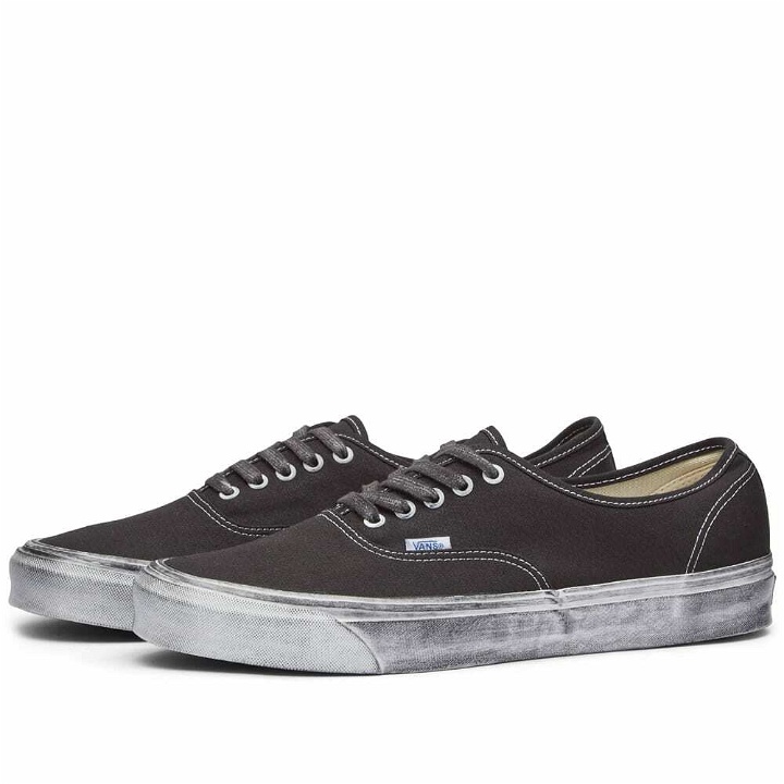 Photo: Vans Vault UA OG Authentic LX Sneakers in Stressed Black/White