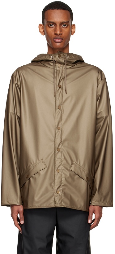 Photo: RAINS Bronze Polyester Jacket