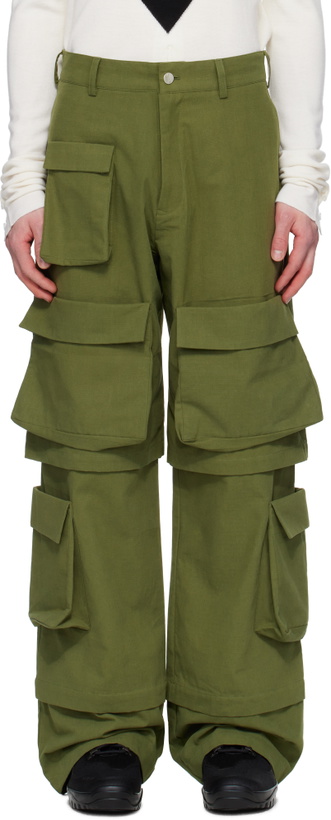 Photo: SPENCER BADU Khaki Safari Cargo Pants