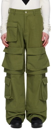 SPENCER BADU Khaki Safari Cargo Pants