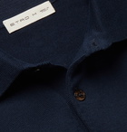 Etro - Slim-Fit Contrast-Tipped Cotton Polo Shirt - Blue