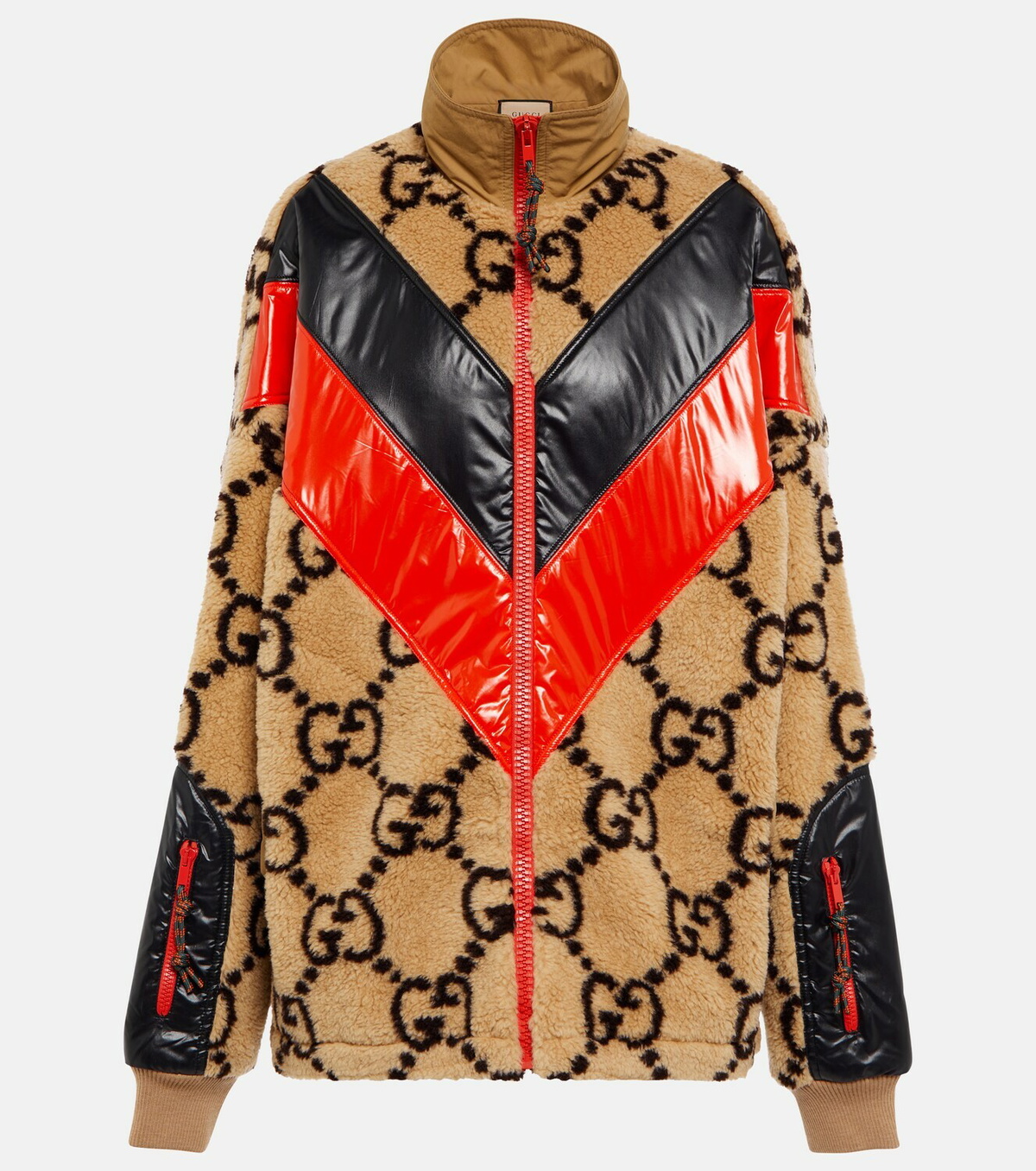 Gucci - GG wool-blend teddy jacket Gucci