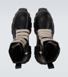Rick Owens Jumbolace Army leather combat boots