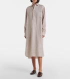 Loro Piana Lora linen shirt dress