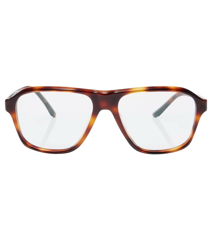 Photo: Khaite x Oliver Peoples square glasses