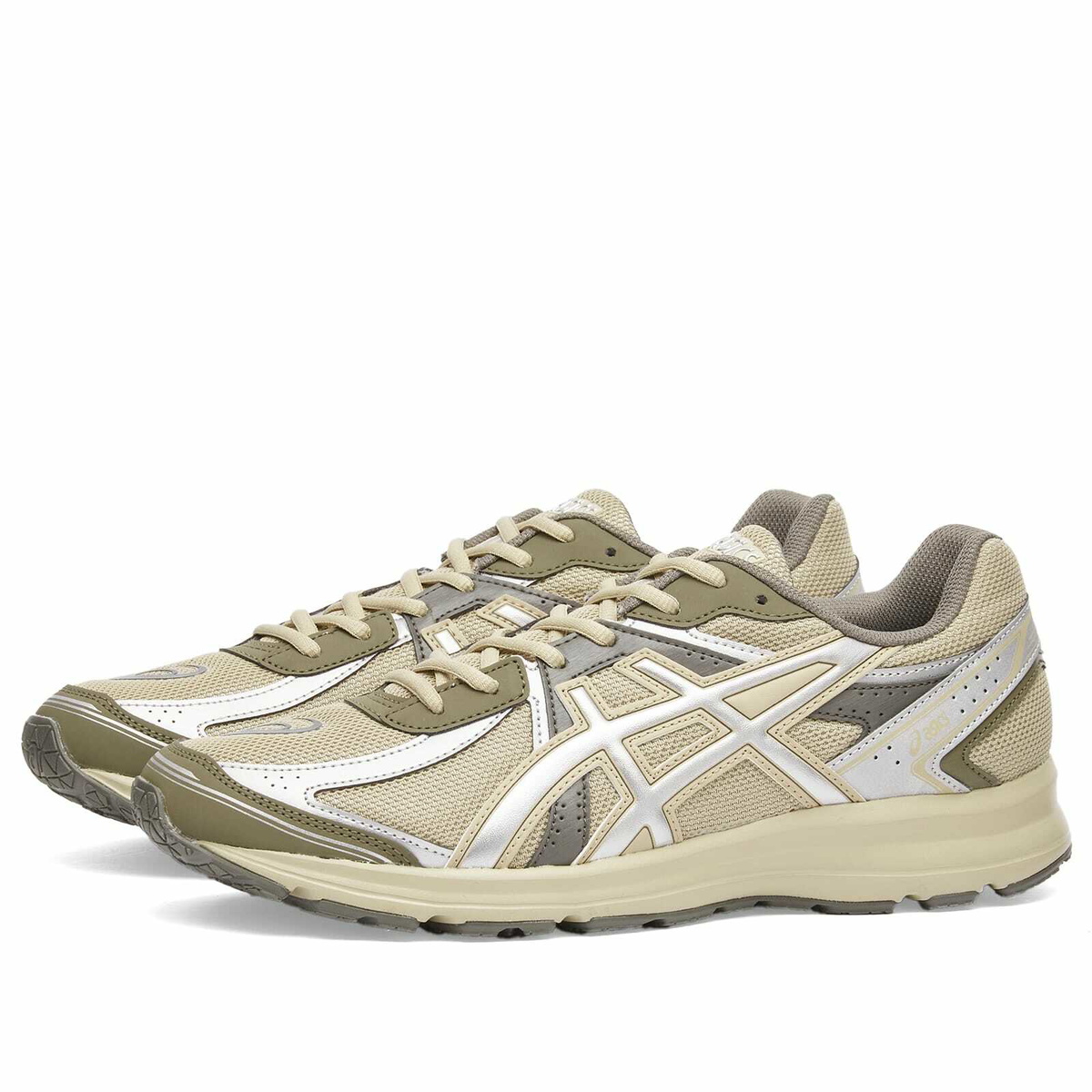 Asics Jog 100 S in Khaki/Pure Silver
