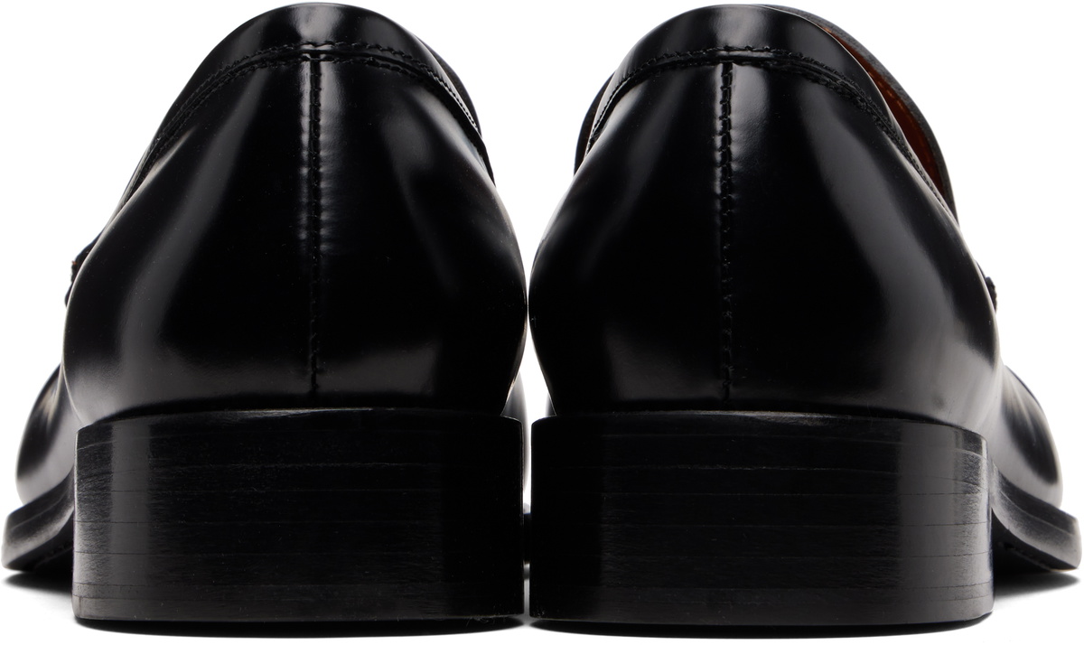 Acne Studios Black Leather Loafers