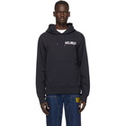 Helmut Lang Navy Glowcore Standard Hoodie