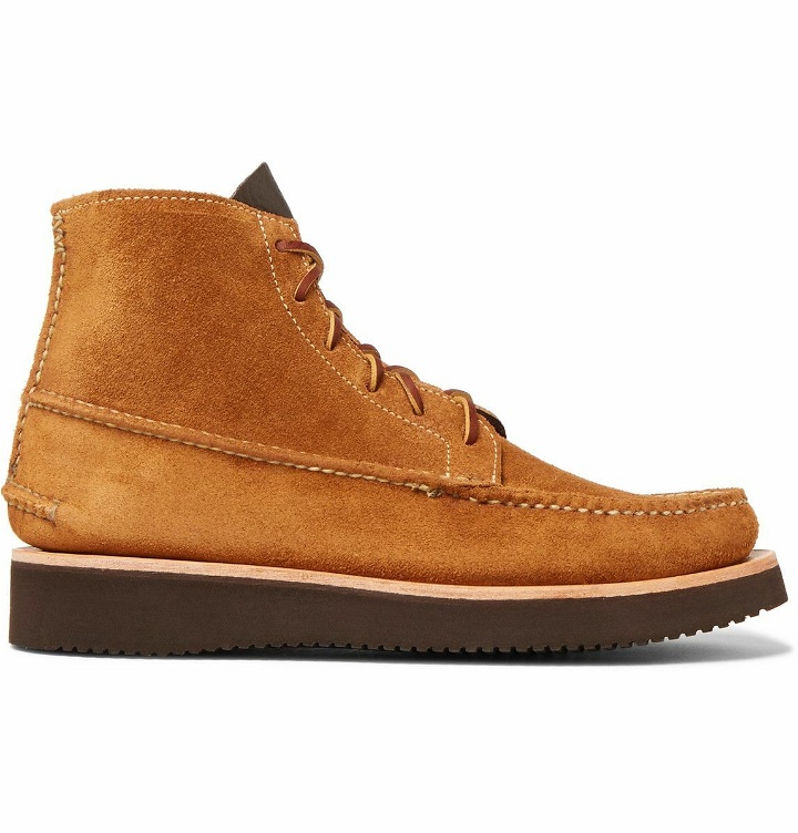 Photo: Yuketen - Maine Guide Suede Boots - Brown