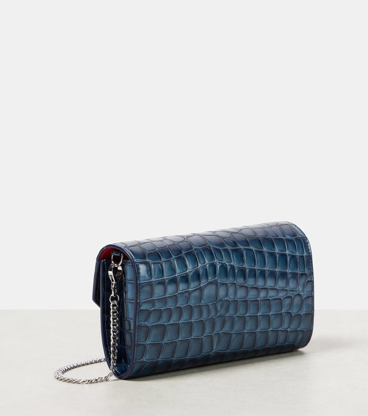 Christian Louboutin Loubi54 leather clutch